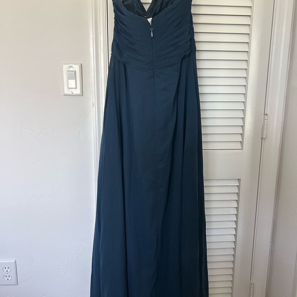 AZAZIE navy blue bridesmaid dress - size A8 (M/L) - Picture 3 of 4